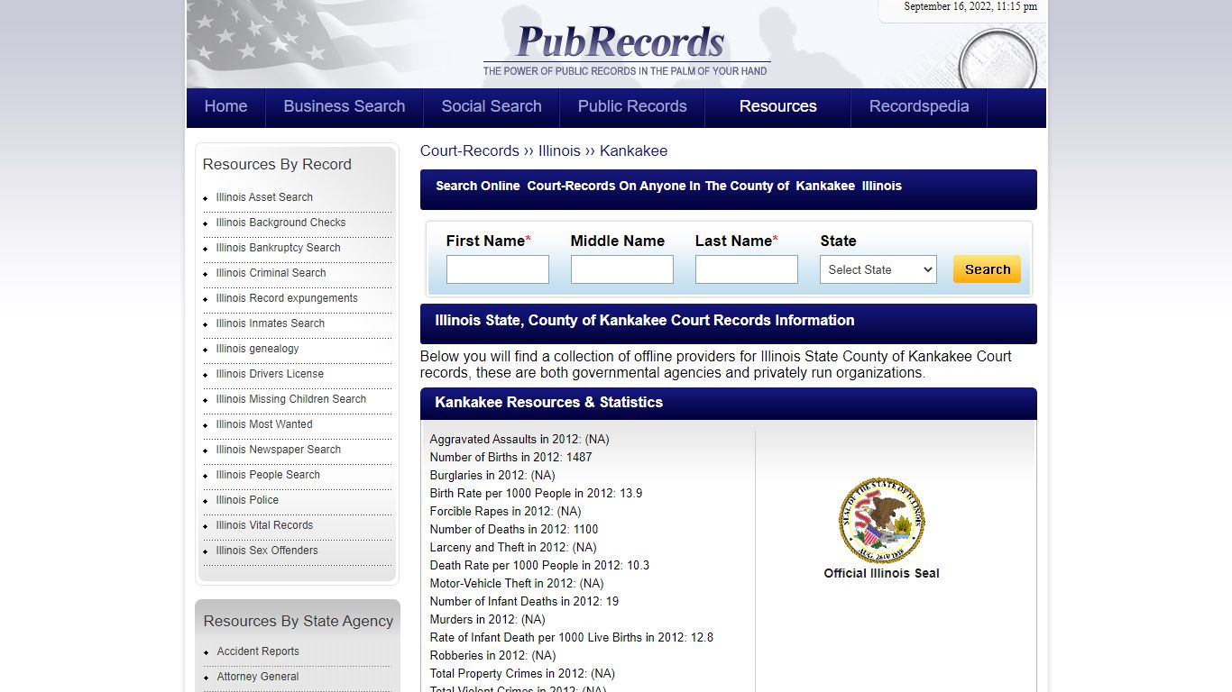 Kankakee County, Illinois Court Records